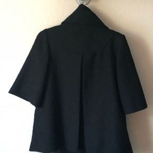 Black Coat with bell shape sleeves